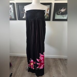 Strapless Hawaiian dress, handmade, size S/M